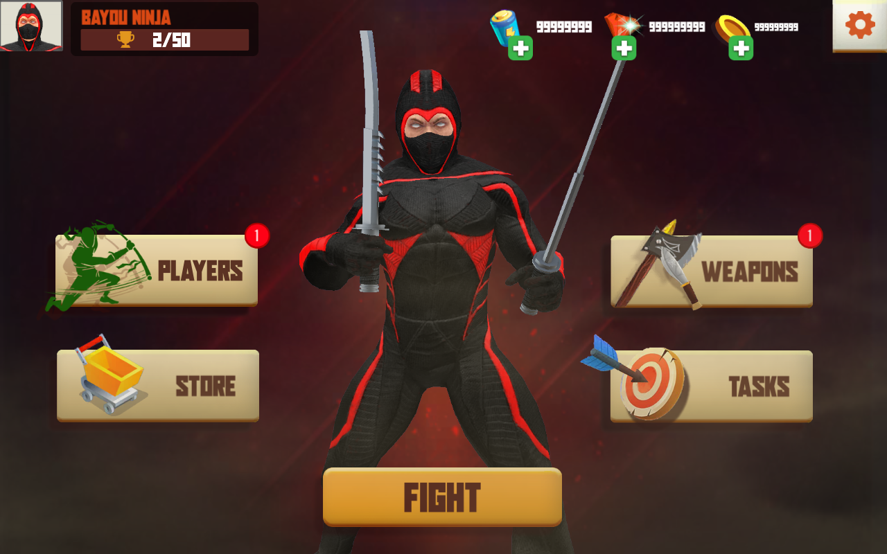 忍者超级英雄格斗无限金币版