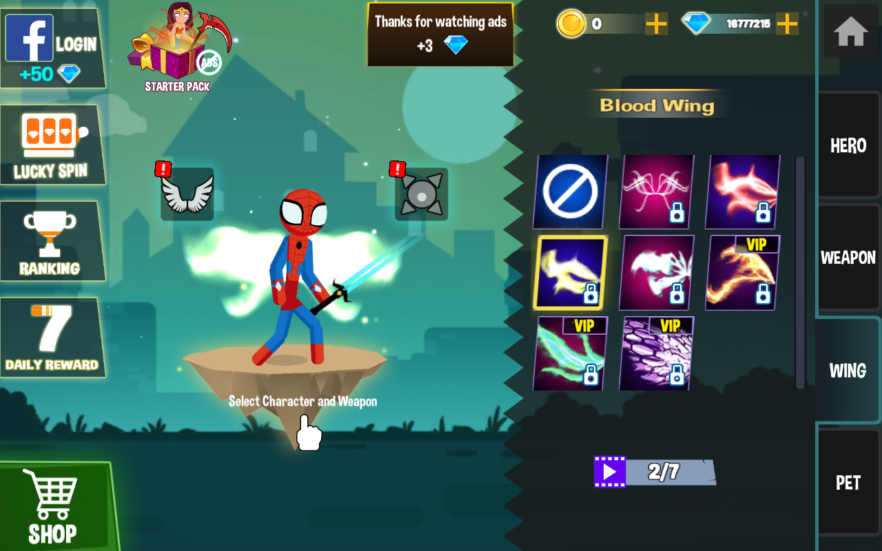 火柴人格斗手机版