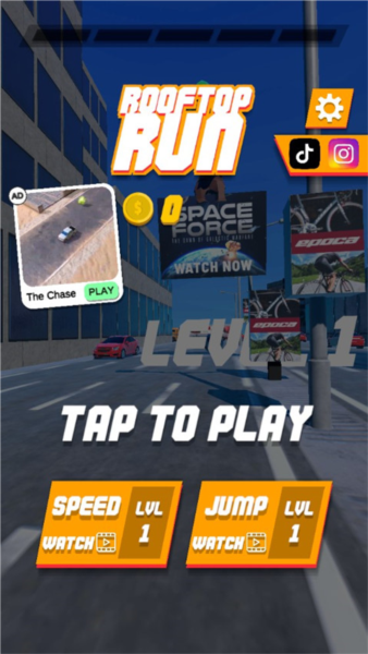 天台跑酷游戏攻略图片1