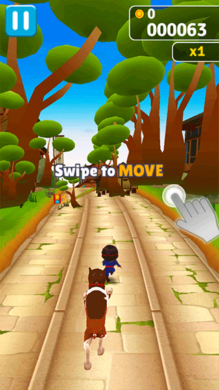 忍者跑酷小游戏截图