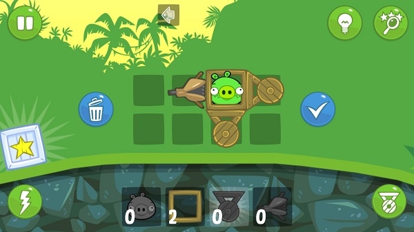 愤怒的小鸟捣蛋猪游戏截图