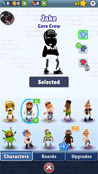 地铁跑酷超级黑白冰岛版本图片