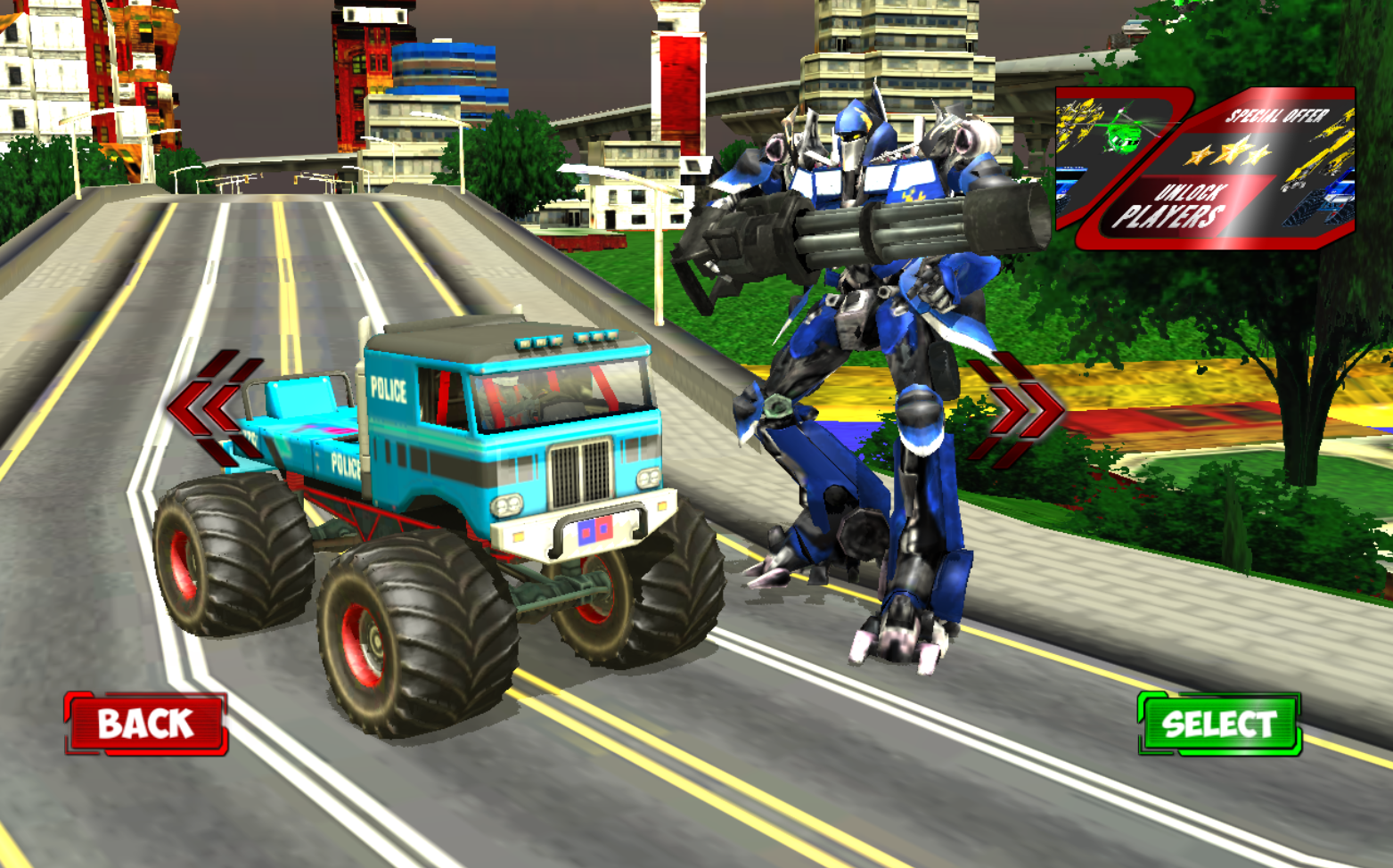 卡丁车变形机器人官方版