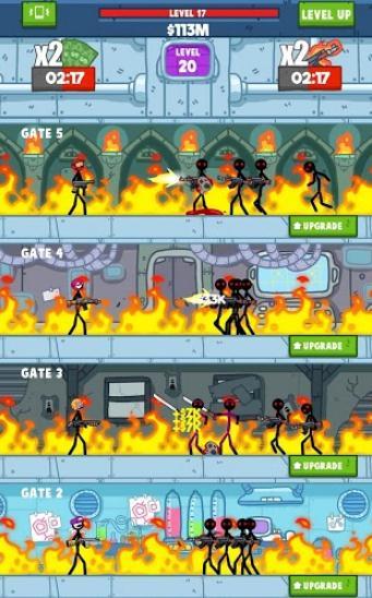 火柴人战场无限金币版