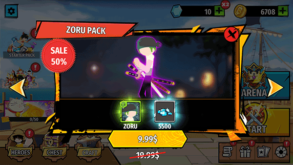 火柴人海贼大战怎么获得角色图片4